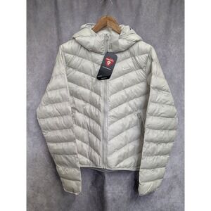 Nike Women Sportswear Windpuffer Therma-FIT Hooded Puffer Bone Large